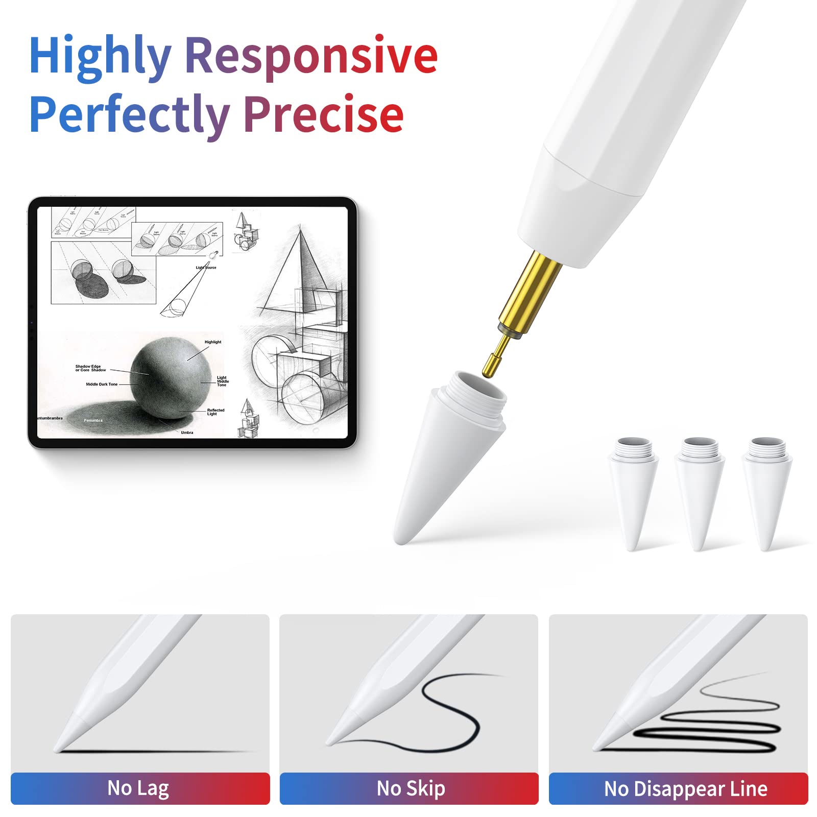 iPad 本体iPad Air 128GB + KINGONE Pencil KingOne Stylus Pen for iPad 20182022 KINGONE iPad Pencil